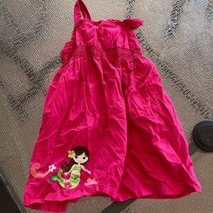 Gymboree mermaid pink dress size 3T